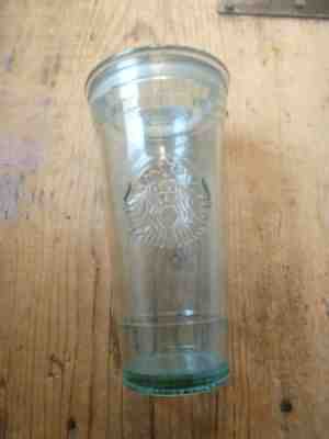 Starbucks Recycled Glass 20oz Venti Cold Cup Tumbler w/ Plastic Lid No Straw - Sold on eBay Feb, 12th 2020 for $54.99