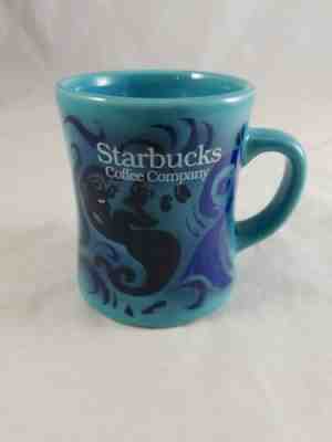 2002 Starbucks Coffee Company Blue Mermaid Barista Mug Rare - Sold on eBay Feb, 12th 2020 for $34.99