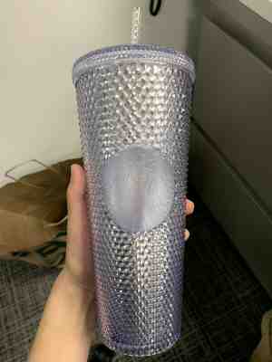 SHIPS NOW Starbucks Holiday 2019 Studded Tumbler Iridescent Bling Platinum - Sold on eBay Feb, 11th 2020 for $40.00