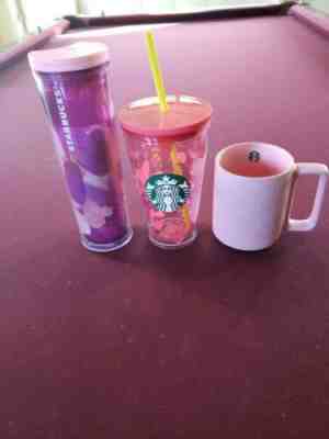 Starbucks 2020 Valentines Day Tumbler Set Limited Edition 3 Pieces Brand New  - Sold on eBay Feb, 11th 2020 for $40.00