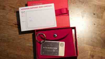 Starbucks Sterling Silver 2014 Limited Edition Keychain Gift Card  - Sold on eBay Feb, 11th 2020 for $122.50
