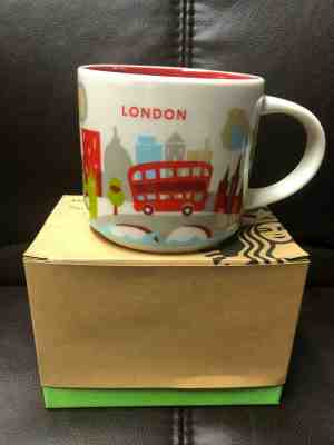 Brand New Starbucks You Are Here LONDON 14oz. MUG  - Sold on eBay Feb, 11th 2020 for $39.99