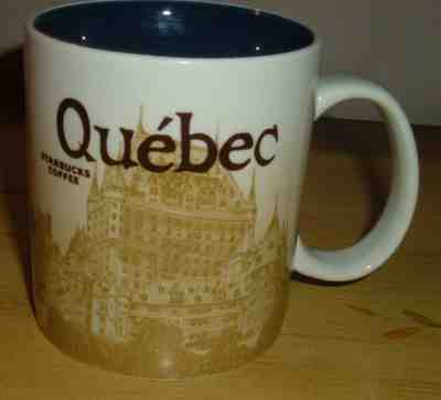 NEW Starbucks Quebec Icon 16 oz mug RARE! DISCONTINUED! 2012 - Sold on eBay Feb, 11th 2020 for $44.99