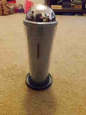 Starbucks Blue Prism Dome & Blue Plastic Tumbler Top with Green Straw 24oz. - Sold on eBay Feb, 9th 2020 for $34.99