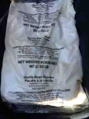 Sealed STARBUCKS VANILLA BEAN POWDER 2LBS PER BAG EXP Jun 2020 FREE STICKERS - Sold on eBay Feb, 15th 2020 for $34.49