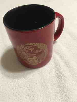 Starbucks Japan 2011 Mug Coffee Cup Black Red Gold Whale Ship  - Sold on eBay Feb, 15th 2020 for $39.99