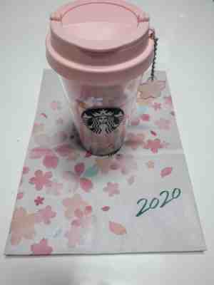 2020 Starbucks Japan Sakura Tumbler flower charm 355ml W/Cherry Blossom Bag - Sold on eBay Feb, 15th 2020 for $30.00