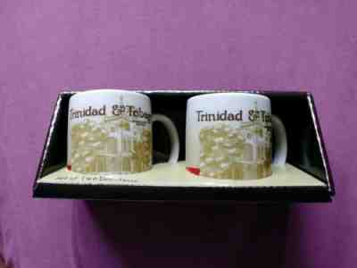 Starbucks 2 Coffee Demitasse Cups Trinidad & Tobago 3fl oz  - Sold on eBay Feb, 15th 2020 for $49.99