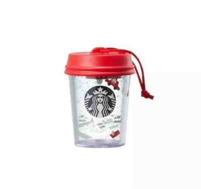 2018 Starbucks KOREA Holiday House Car LED Light Up Cold Cup Ornament -No card - Sold on eBay Feb, 15th 2020 for $32.99
