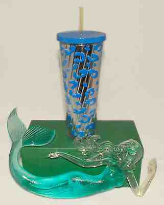 STARBUCKS - 2018 - Blue & Silver LEOPARD Animal Print VENTI COLD CUP *BRAND NEW - Sold on eBay Feb, 15th 2020 for $41.99