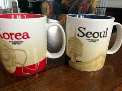 RARE Starbucks Coffee Seoul Korea Mug 2012 Global Icon Collector Series MINT NEW - Sold on eBay Feb, 14th 2020 for $95.00