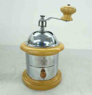 Starbucks Manual Coffee Grinder Company Wood/Stainless Steel - Sold on eBay Feb, 14th 2020 for $31.77