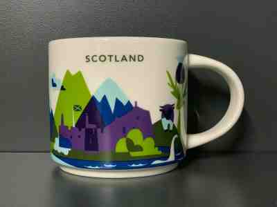 Starbucks Mug YAH Scotland 14oz Box & SKU - Sold on eBay Feb, 13th 2020 for $34.99