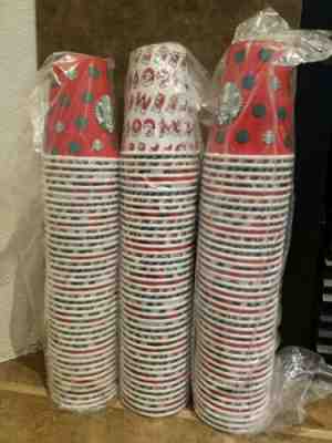 New Starbucks 2019 Holiday Disposable Paper Cups only No Lids 8oz (120 cups) - Sold on eBay Feb, 13th 2020 for $34.99