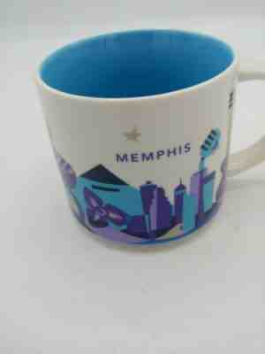 Starbucks 2013 You Are Here Collection Memphis  Mug 14 oz EUC free shipping - Sold on eBay Feb, 12th 2020 for $32.00