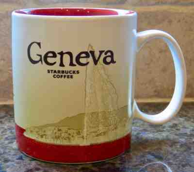 NWT Starbucks GENEVA Switzerland Global Icon City Collector Series Mug with SKU - Sold on eBay Feb, 12th 2020 for $59.99