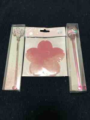 Starbucks Korea 2016 Cherry Blossom Muddler & Coaster Set - Sold on eBay Feb, 11th 2020 for $30.00