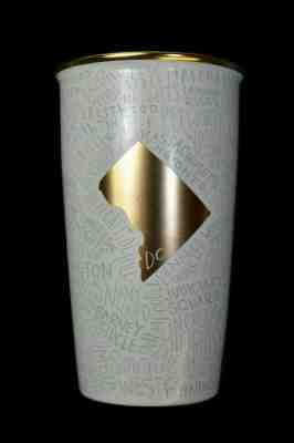 Starbucks Washington DC Ceramic Double Wall 12 oz Tall Traveler Tumbler Cup 2019 - Sold on eBay Feb, 11th 2020 for $37.99