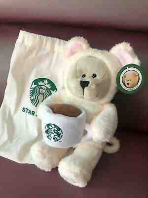 Starbucks Coffee Bear Doll BEARISTA RAT 2020 Chinese New Year Mouse + Tag + BAG - Sold on eBay Feb, 9th 2020 for $45.99