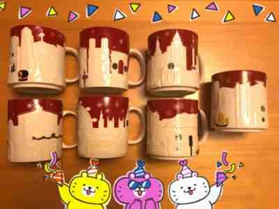 Starbucks 7 Reliefs Cup Hong Kong Berlin Seoul Shanghai Paris London Taipei Mugs - Sold on eBay Mar, 15th 2020 for $350.00
