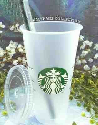 NEW Starbucks 2019 Frosted Plastic Reusable Tumbler Venti 24oz (40) Reserved Buy - Sold on eBay Apr, 14th 2020 for $280.00