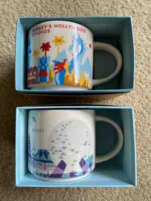 Starbucks Disney Hollywood Studios II Dragon and Epcot V1 Purple Monorail Mug - Sold on eBay Apr, 13th 2020 for $349.00