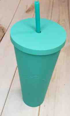 Starbucks Matte TEAL Acrylic 24 Oz Cold Cup Tumbler Green  - Sold on eBay May, 5th 2020 for $310.00