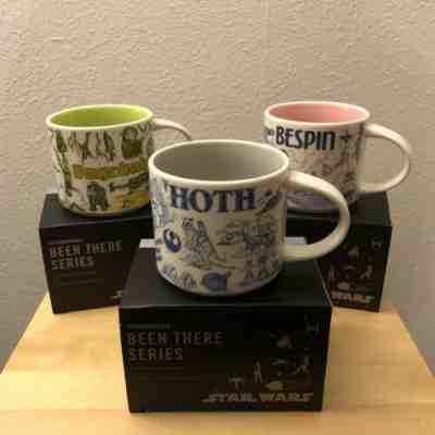 Starbucks Star Wars May The 4th Mug Set Bespin Dagobah Hoth Been There Series - Sold on eBay May, 24th 2020 for $260.00
