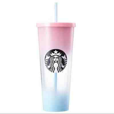 Starbucks Korea 2018 Sunset Gradient Cold Cup 710ml 3 > 1set, EMS Fast shipping 