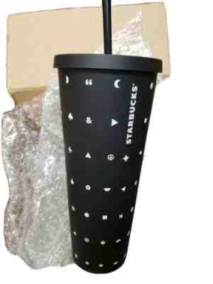 Starbucks Tumbler - *RESERVE* Matte Black - New - EMOJI - Sold on eBay May, 30th 2020 for $325.00