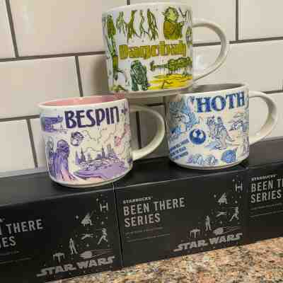 Starbucks Star Wars May the 4th Mugs You are Here SET, Hoth, Bespin, Dagobah SET - Sold on eBay Jun, 1st 2020 for $300.00