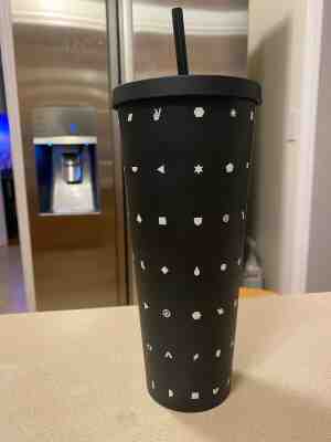 Starbucks Black Rare Emoji Tumbler New with Tags