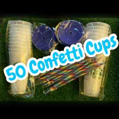 New Starbucks Color Changing Confetti (((50 LOTS))) - Sold on eBay Jun, 9th 2020 for $400.00