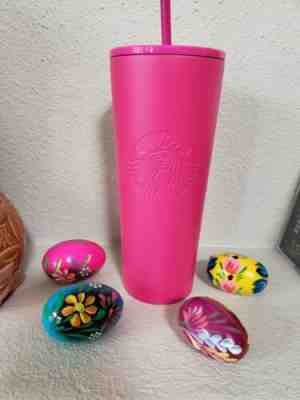 Starbucks MATTE MAGENTA 2019 Stainless Steel Venti Cold-Cup HTF  Pristine   - Sold on eBay Jun, 20th 2020 for $375.00