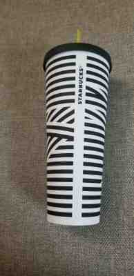 Starbucks matte zebra tumbler venti HTF  - Sold on eBay Jun, 26th 2020 for $265.00