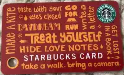 Starbucks card Prototype Mini Breakaway Treat Yourself 2009 Rare Pin Cover - Sold on eBay Jun, 30th 2020 for $599.99