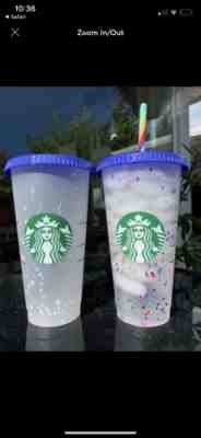 Starbucks Color Changing Confetti Cold Cup LISTING FOR 30 - Sold on eBay Jul, 27th 2020 for $260.00