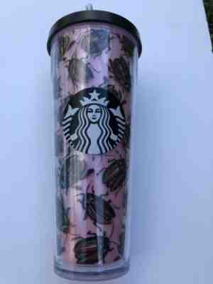 Starbucks Beetle Bug cold Cup Venti 24oz pink acrylic - Sold on eBay Aug, 14th 2020 for $299.00
