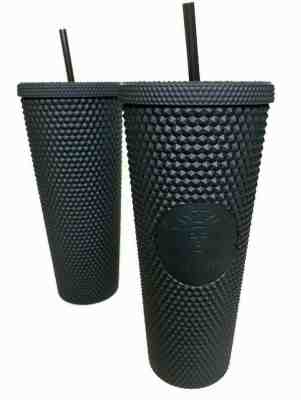 HTF Starbucks MATTE BLACK STUDDED Tumbler 24oz Venti Cup Fall 2019 Halloween NWT - Sold on eBay Aug, 15th 2020 for $269.00