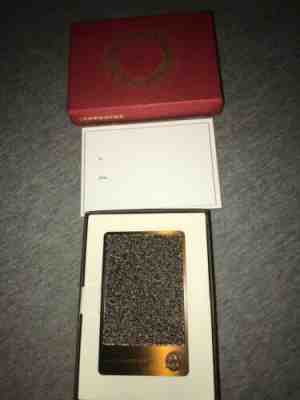 New Limited Edition Metal Starbucks Gift Card 2015 Swarovski - Sold on eBay Aug, 15th 2020 for $405.00