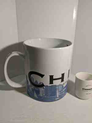 YAH 2002 Two Gal.Starbucks Chicago Mug.Barista Skyline series one.Very Rare Find - Sold on eBay Aug, 22nd 2020 for $295.99