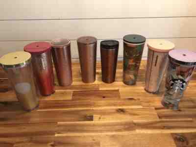Lot of 8 Starbucks Tumbler Travel Mugs Cups  - Sold on eBay Aug, 22nd 2020 for $350.00