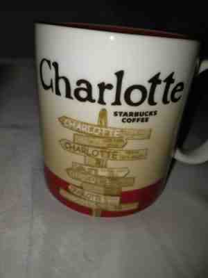 Starbucks Charlotte Coffee Mug Global Icon City Collector Series