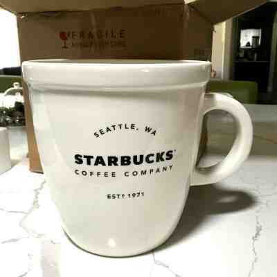 STARBUCKS 2016 Giant Abbey Mug Limited Edition 1 GALLON MUG in Original Box - Sold on eBay Sep, 5th 2020 for $425.00