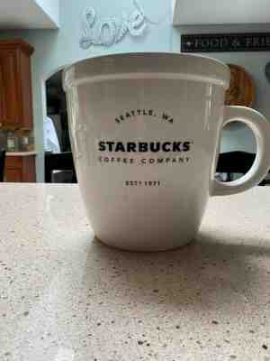Starbucks Giant Abbey Ceramic Mug  138 oz Limited Edition 1 Gallon Never Used - Sold on eBay Sep, 4th 2020 for $350.00