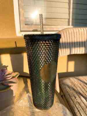 New Starbucks Black Studded Tumbler 2020 Iridescent Fall Holographic Venti Cup  - Sold on eBay Sep, 11th 2020 for $305.00