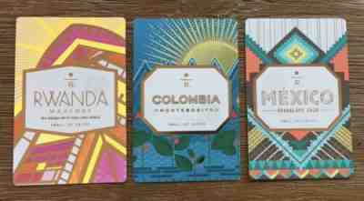 Starbucks Reserve Taster cards 2014-2016 