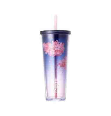 Starbucks Korea 2018 limited edition cherry blossom grey pink cold cup 710ml - Sold on eBay Sep, 21st 2020 for $345.00