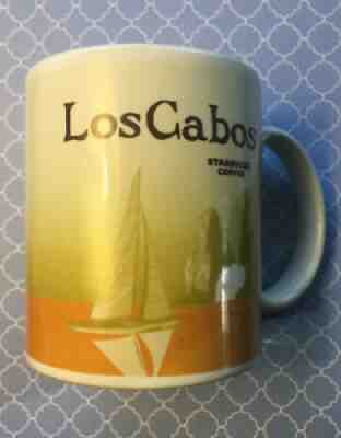 Los Cabos Starbucks Mug Made Mexico 2009 Ultra Rare! Yellow Version of the Whale - Sold on eBay Oct 22, 2020 for $357.00