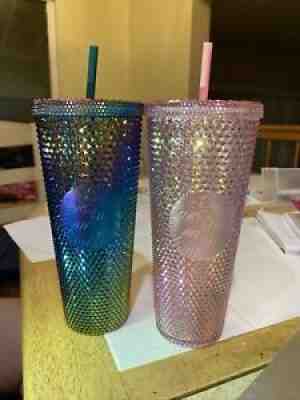 HTF Starbucks Oil Slick &sakura Studded Tumblers On Hand In US - Sold on eBay Oct 26, 2020 for $610.00